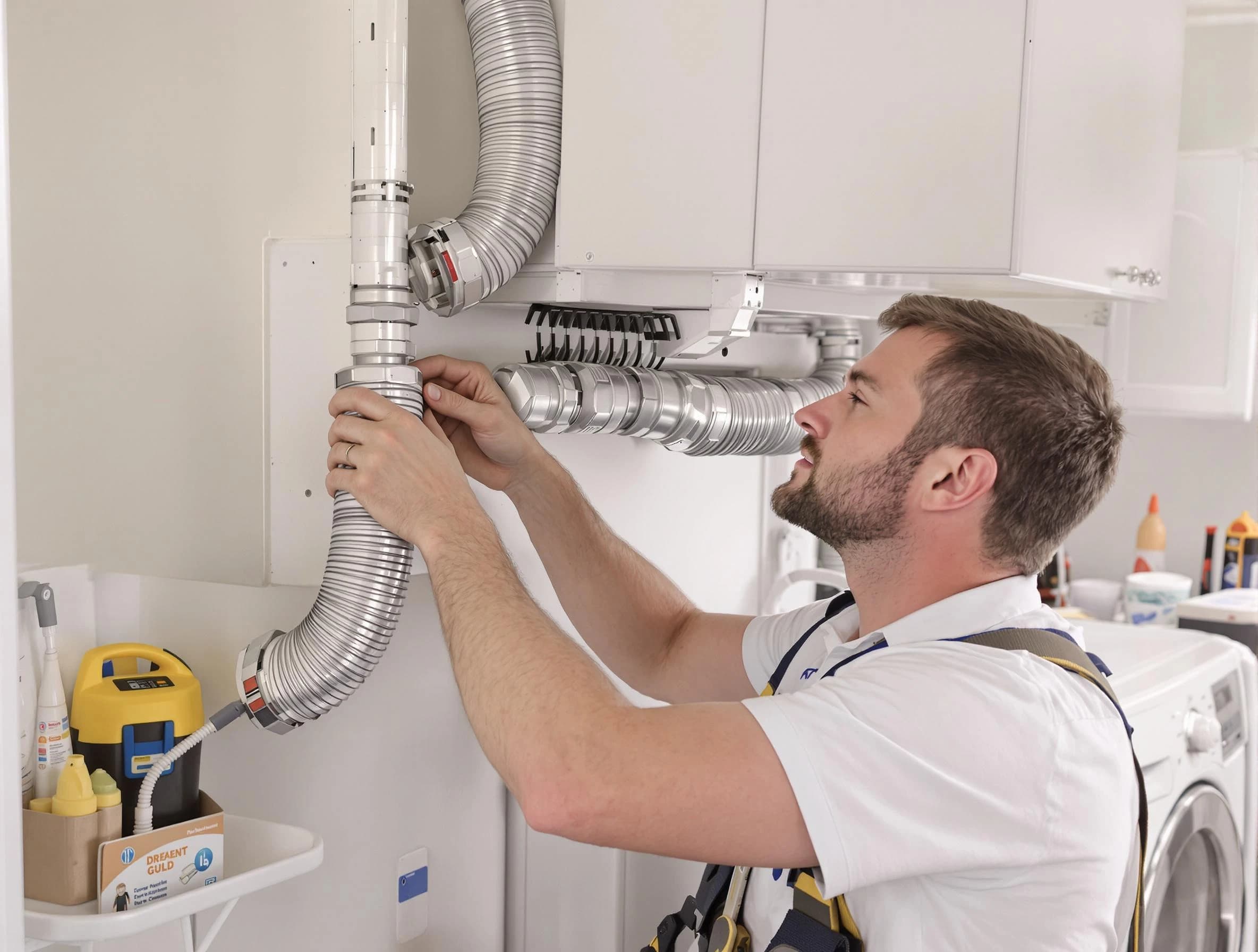 Professional dryer vent repair and installation by Millcreek Dryer Vent Cleaning in Millcreek