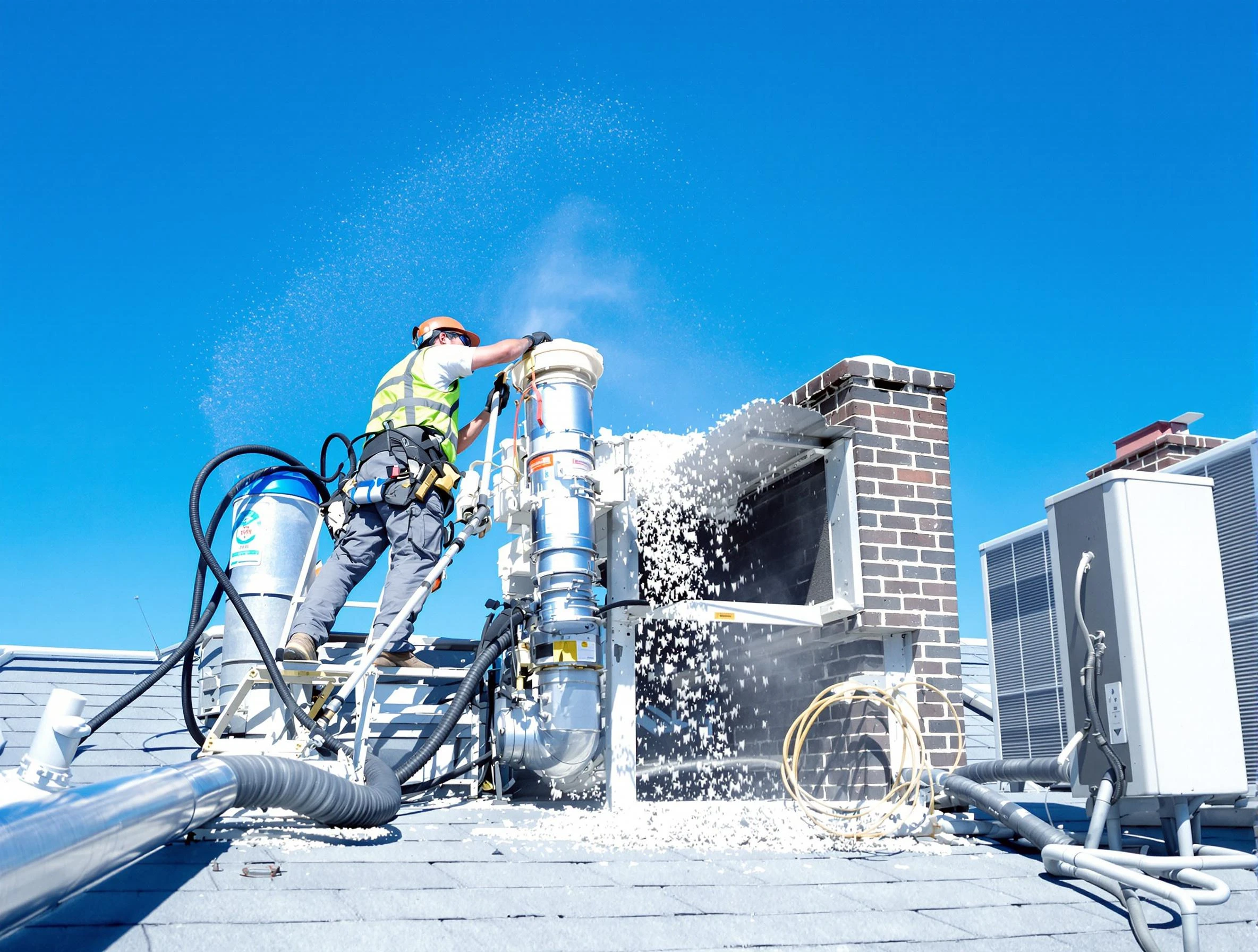 Expert roof dryer vent cleaning by Millcreek Dryer Vent Cleaning in Millcreek